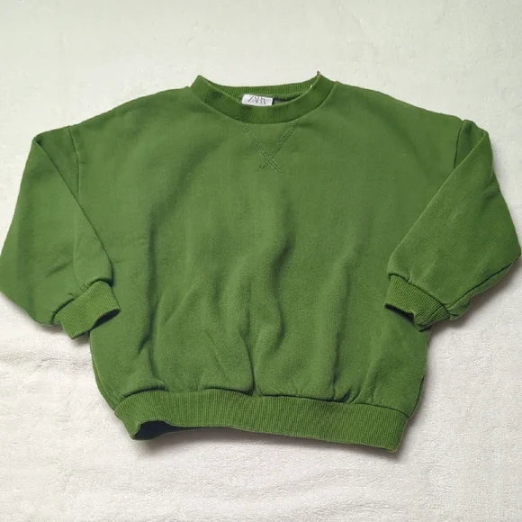Zara Kids Green Sweater - Picture 2 of 4